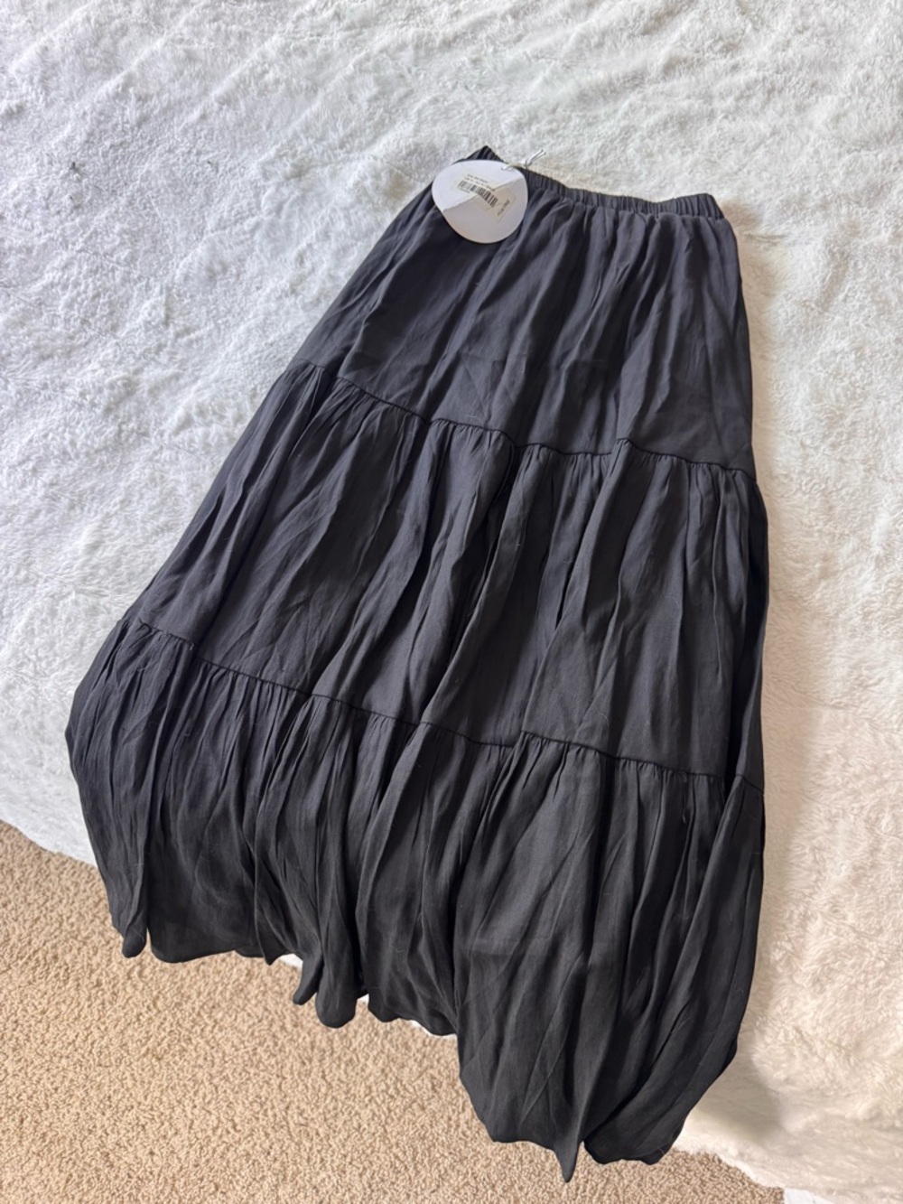 Princess Polly Black Maxi Skirt